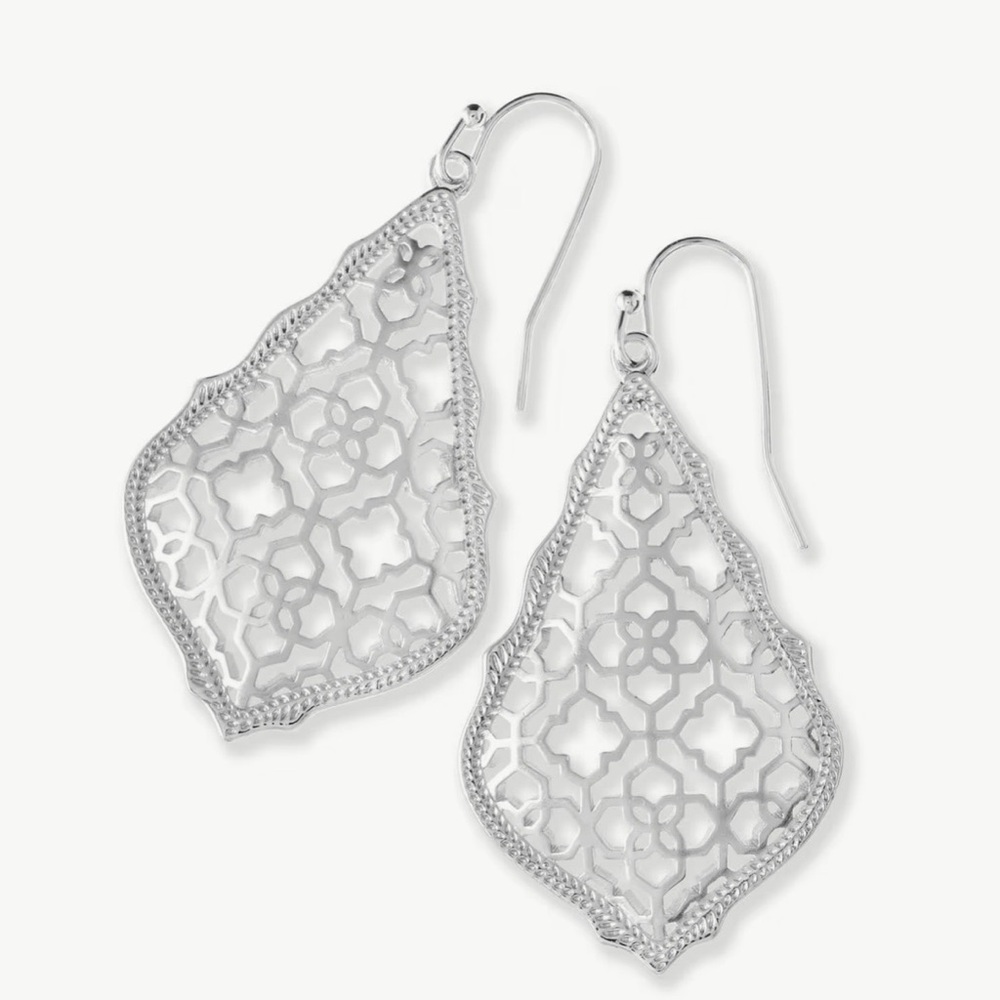 Kendra Scott Addie Drop Silver Earrings